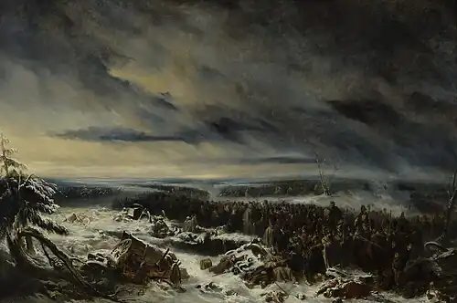 An Episode from the Russian Campaign by Nicolas-Toussaint Charlet