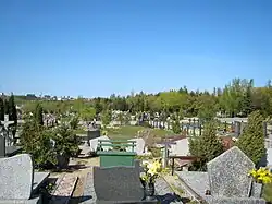 A photograph of the cemetery, 2007