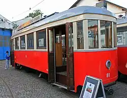 Škoda pre-WWII tram of Belgrade, Serbia, now in museum