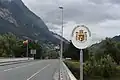 Open Schengen Area border crossing at the Swiss-Liechtenstein border (was open long before Schengen started)