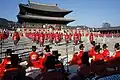 A reenactment of Sejong's coronation (October 1999)