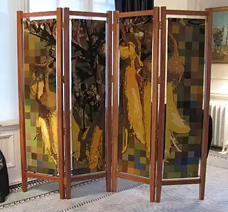 Government House tapestry screen (2011)