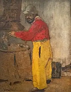 Toulouse-Lautrec Cooking (1898), by Édouard Vuillard