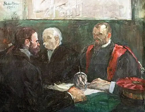 Examination at faculty of medicine, May–July 1901, oil on canvas – his last painting, Museum Toulouse-Lautrec, Albi