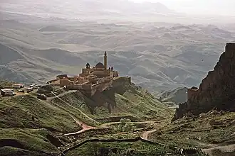 Ishak Pasha Palace, one of the historical buildings of Ağrı