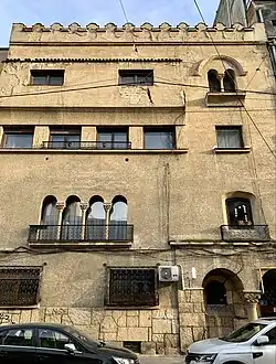 Mediterranean Revival - General Mandiros Ciomac and Simion Ciomac Building (Strada Armenească no. 12), Bucharest, by Ion Giurgea, 1938[230]