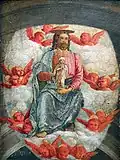 Andrea Mantegna, Christ with the Animula of the Virgin (1462)