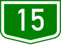 Main road 15 shield