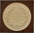 Medal for Gauss (1856, back) "mathematicorum principi"