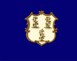 Digital reconstruction of the state flag flown during the Civil War[2]