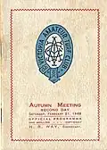 1948 VATC Futurity Stakes racebook front cover
