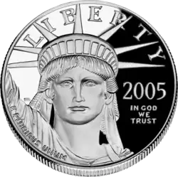 $10 Platinum Bullion