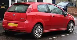 Rear view (3-door)