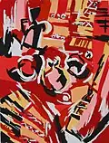 "Dreams of Grandmother Sarah", Paper/gouache, 68,5х52,5, 2008