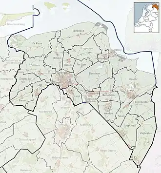 Zuidbroek is located in Groningen (province)