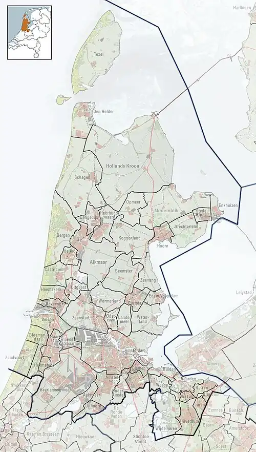 Zandwerven is located in North Holland