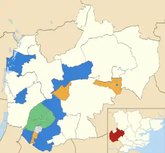 2010 results map