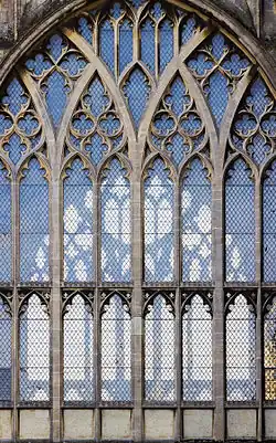 Geometric bar tracery, Ely Cathedral (1321–1351)