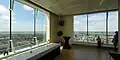 Observatory level located on the 26th floor