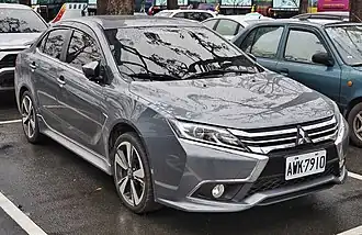 Tenth-generation Mitsubishi Lancer.