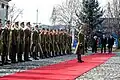 Ceremonial guard at Sándor palace, 2022 Budapest