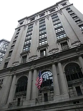 United Engineering Building today&nbsp;– Engineering Societies' Building and is now a historic building