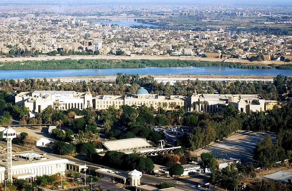 View of the Green Zone in Baghdad
