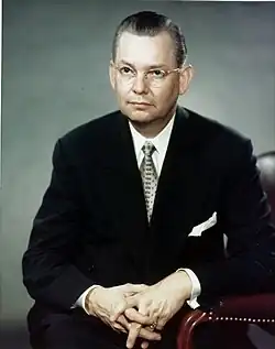 Secretary of the Treasury Robert B. Anderson from Texas (1957-1961)