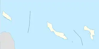 Map showing the location of Washington Slagbaai National Park