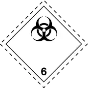 Class 6.2 placard