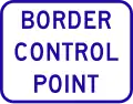 (QLD-TC2338) Border Control Point (2020-2022) (used in Queensland)