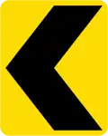 (D4-6) Curve marker (left)