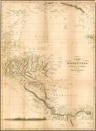 Location of Mosquitia