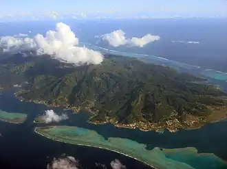 Raiatea, the island on which Tehurui is located