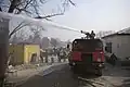 Firefighting vehicle Saurer 6DM in Afghanistan
