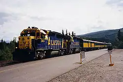 Alaska Railroad at Denali in 1998