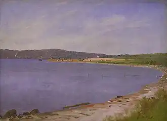 "San Francisco Bay", painting by Albert Bierstadt, 1871–73