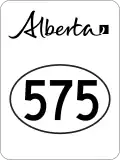 Highway 575 marker