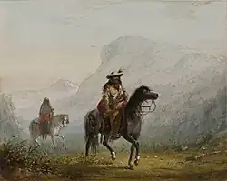 depicted ca. 1858–1860 by Alfred Jacob Miller