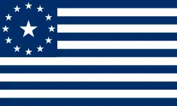 Alternative flag of Deseret based on an 1877 description by Don Maguire