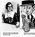 "Jennie, who works at the cashier's desk, explaining to someone that she only has one pair of hands," The Soda Fountain, August 12, 1917
