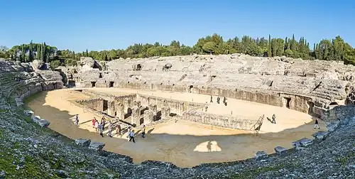Ruins of Roman Amphitheater