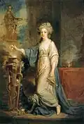 Portrait of a Woman as a Vestal Virgin (1770s) by Angelica Kauffman