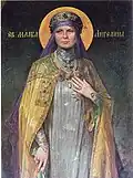 Eastern Orthodox icon of Saint Angelina