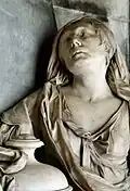 A detail of the Lynn memorial