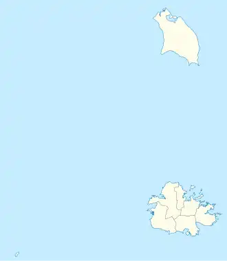 Government House, Codrington is located in Antigua and Barbuda