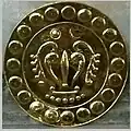 Arakan coin showing Hindu Shrivatsa symbol