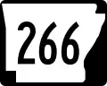 Highway 266 marker