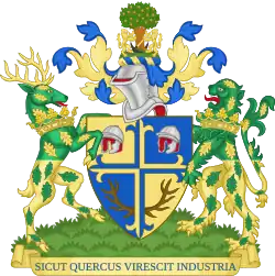 Coat of arms of Mansfield District