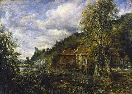 Arundel Mill and Castle by John Constable, 1837.